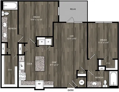 Floor plan B2