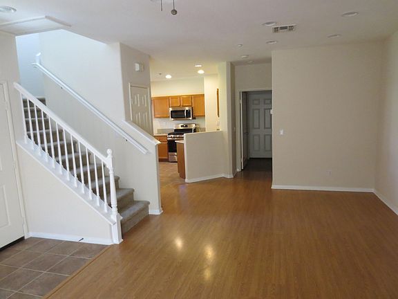 Living Room looking towards Kitchen and Direct Access Garage