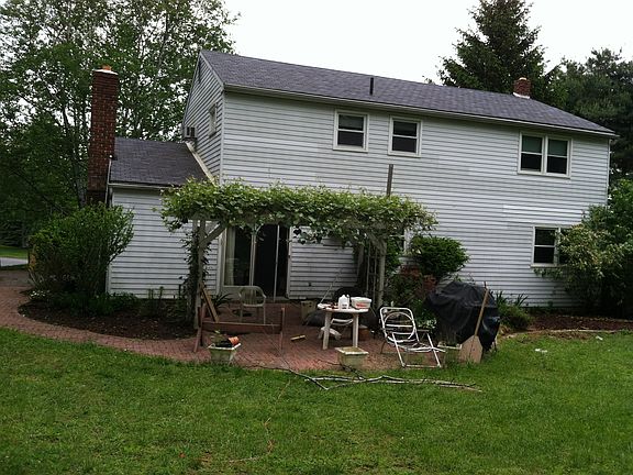 back patio with pergola 