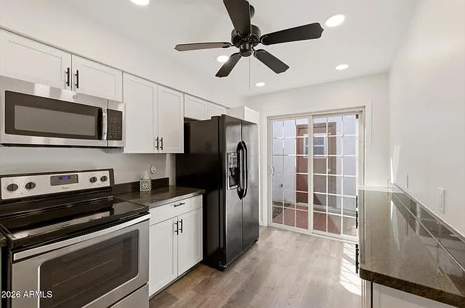 kitchen to courtyard and laundry room
