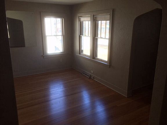 Newly refinished hardwood floors