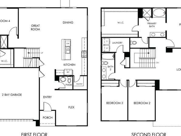 Residence 4 Plan, Juniper at The Fairways