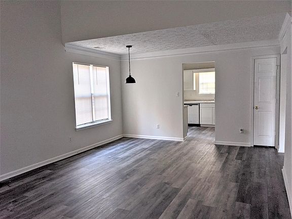 Dining area with new light fixture