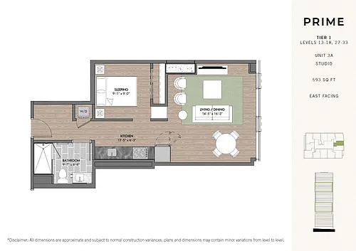 Floor plan Prime Studio BR Stack 03