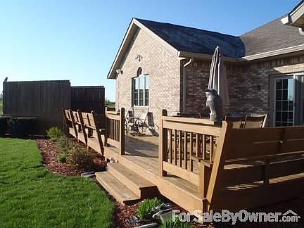 Rear Deck
						:
						Large wrap-around deck with built-in benches