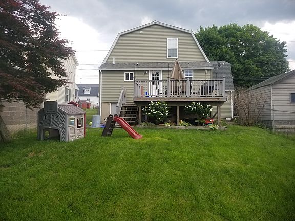 Fenced yard for kids and pets