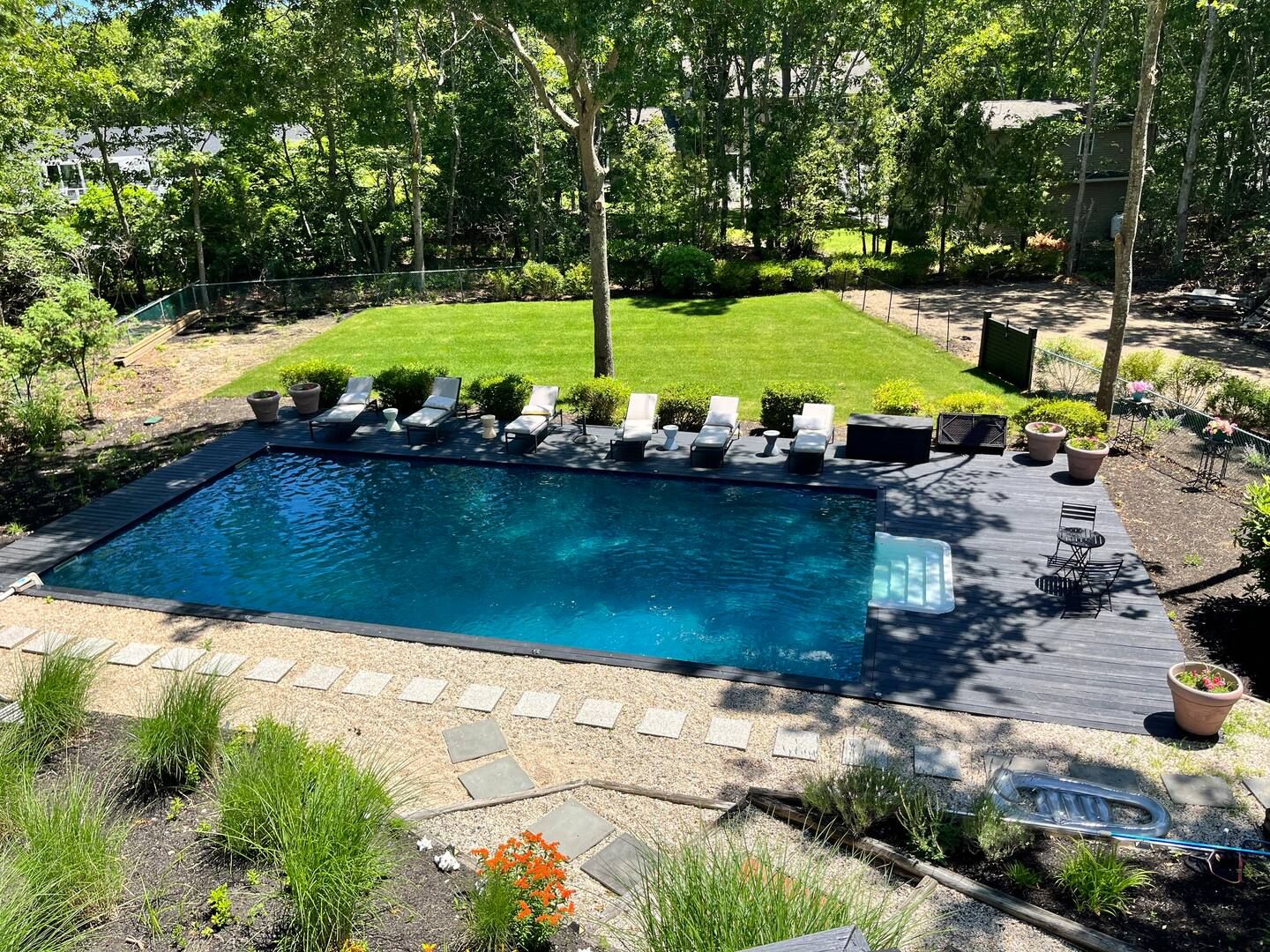  oversised 20 x 45 Salt water pool