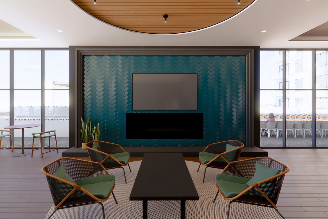 NOVA Club Room with Fireplace