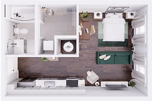 Floor plan Midpoint West-0A