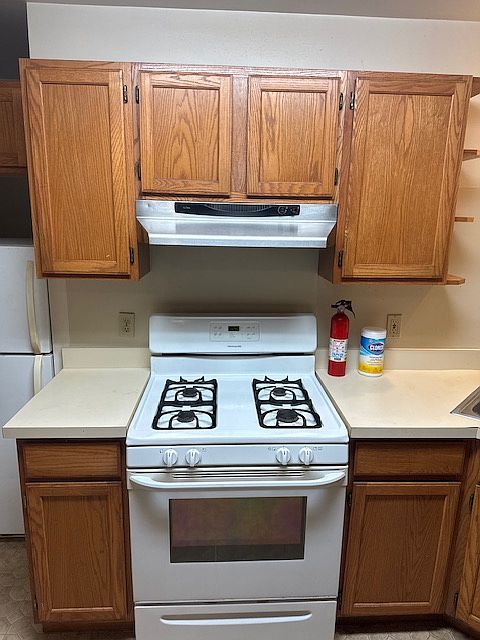 Gas oven and stove top