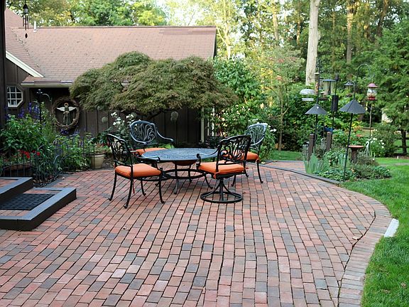 Brick patio 