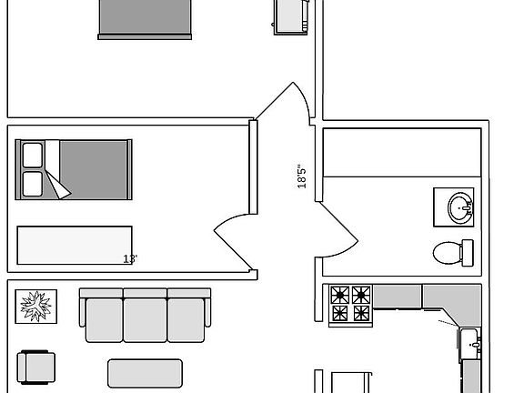 Floorplan (Laundry Room is downstairs in basement)