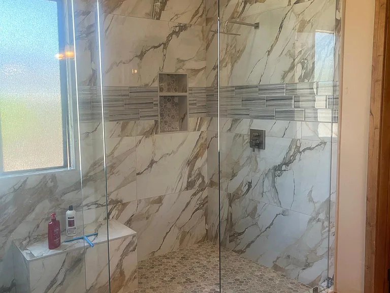 the gigantic master shower