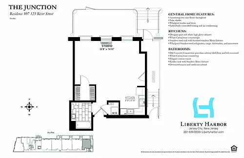 Floor plan JUNCTION-STUDIO PLAN B