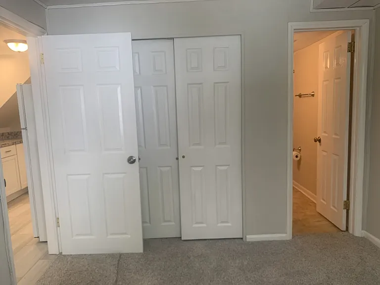 Ground level bedroom with full bath