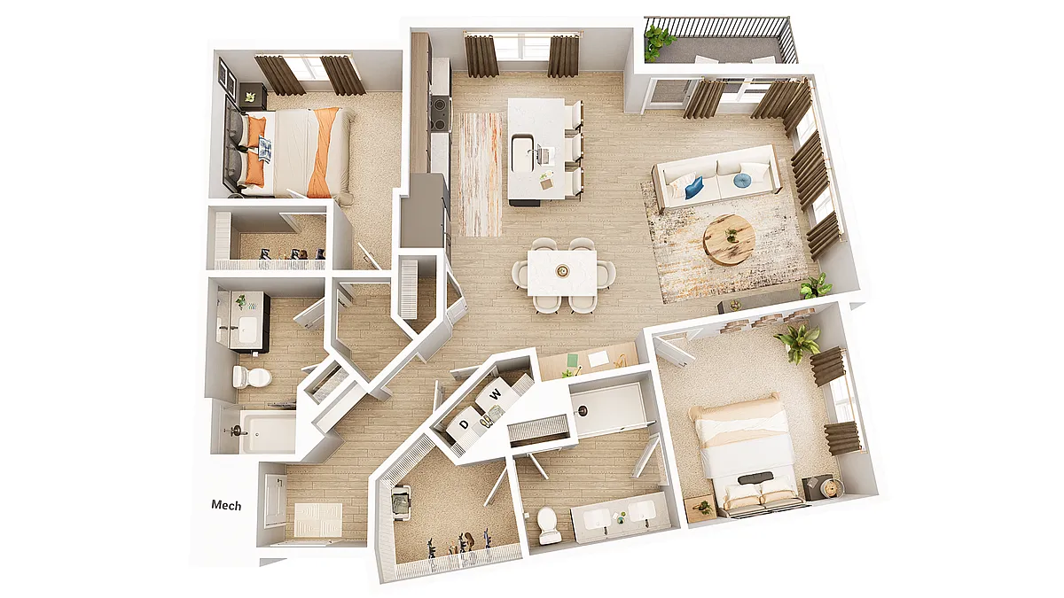 Floor plan B4