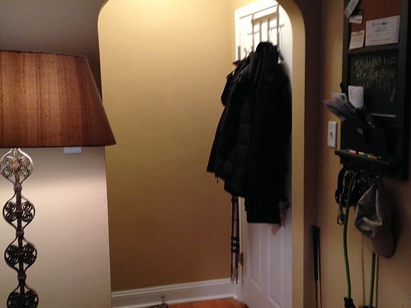 Entry way - washer/dryer in closet