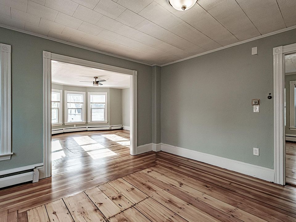 From the dining room looking into the living room
*wall paint color is now medium gray throughout