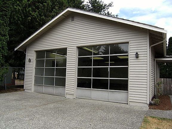 Front of garage