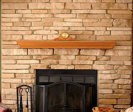 Woodburning fireplace 