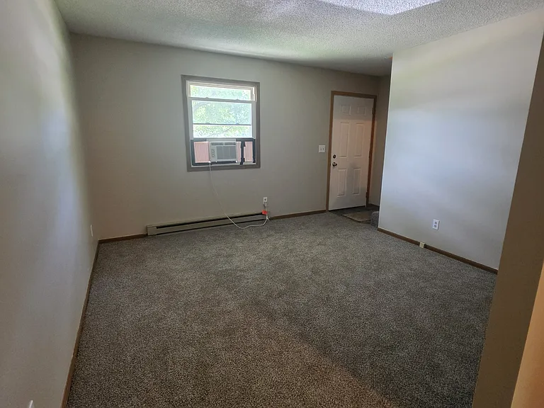 View from the kitchen into the living room