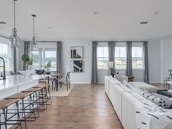 Open and airy floorplan