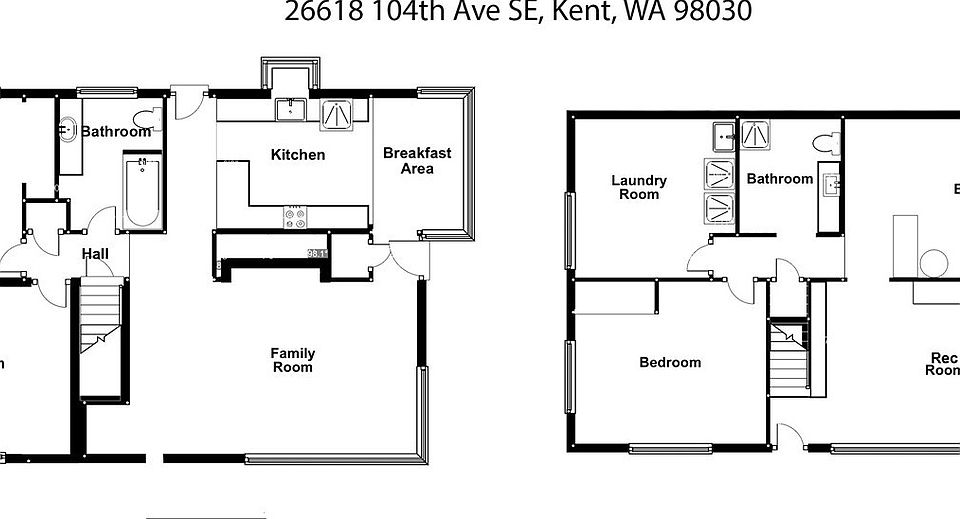Layout of house: added walkin closet off of basement bedroom and split laundry room. Deepened upstairs bedroom closet. Added Pantry inserts.