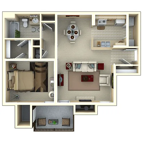 Floor plan The Tupelo