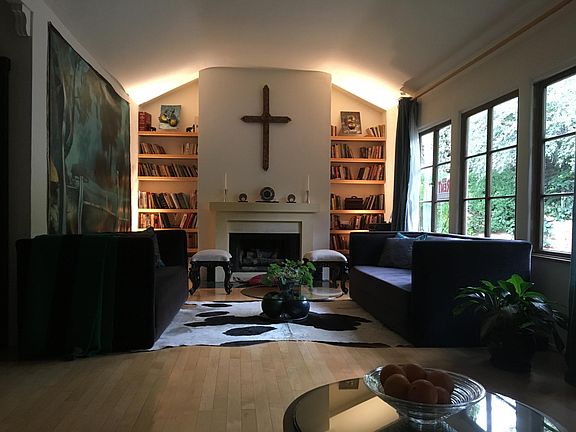 Living Room with Fireplace