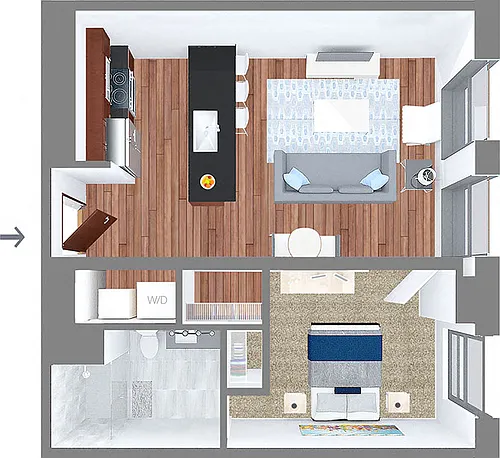 Floor plan Suite Style B1
