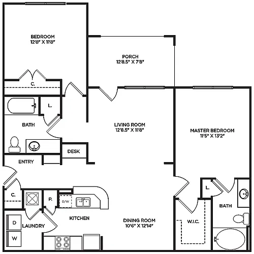 Floor plan B1R