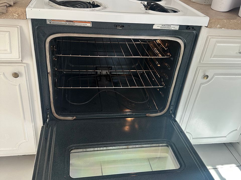 Clean stove and brand new burners