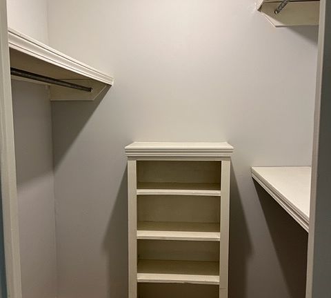 Primary closet