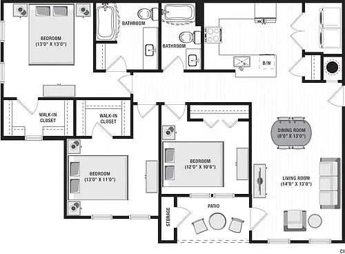 Floor plan C1