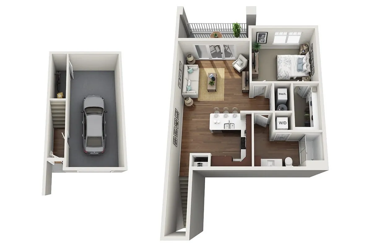 Floor plan 1B