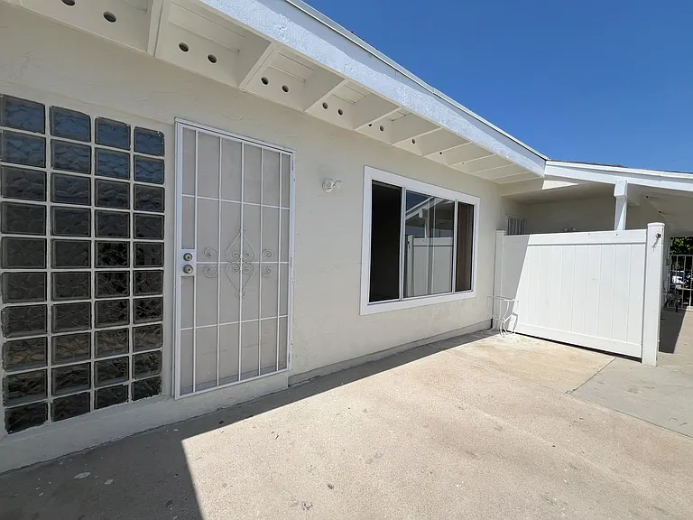 Entrance to rental property