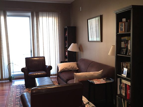 Access to balcony through living room