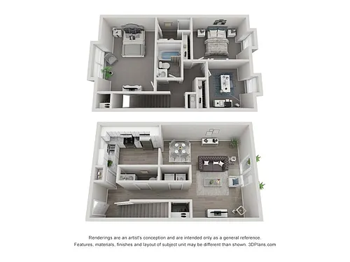 Floor plan Three Bedroom