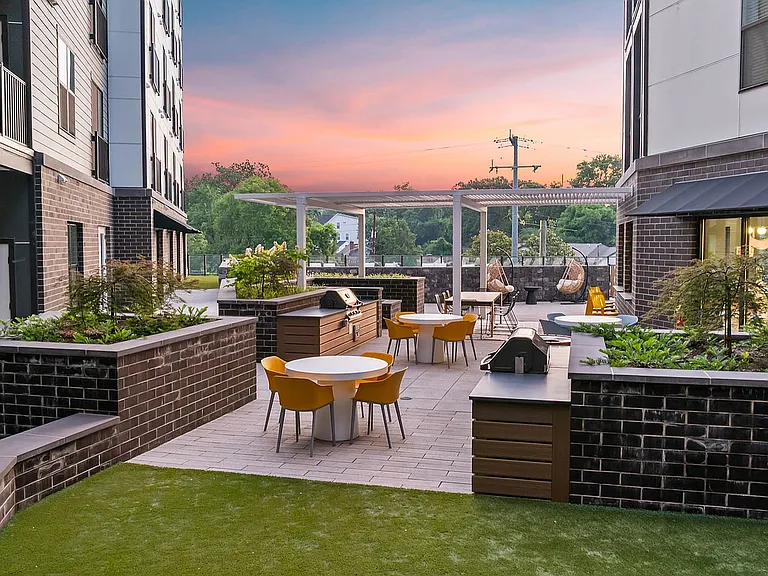 Sunset grill area