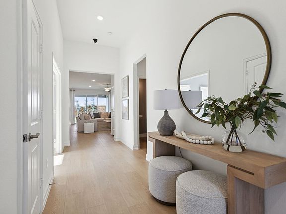 Welcoming entry into home