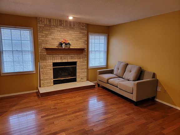 Family room showing fireplace