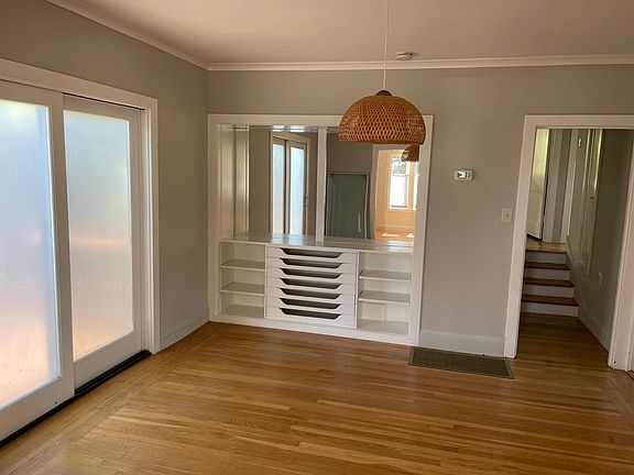 Dining room with built ins