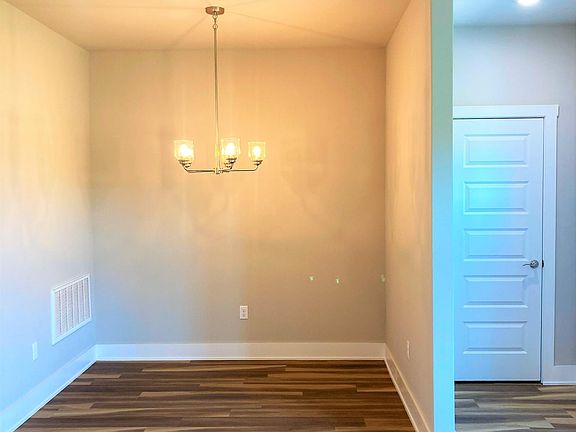 dining area and coat closet