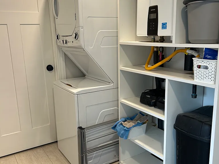 Shared Laundry
Tankless Water Heater