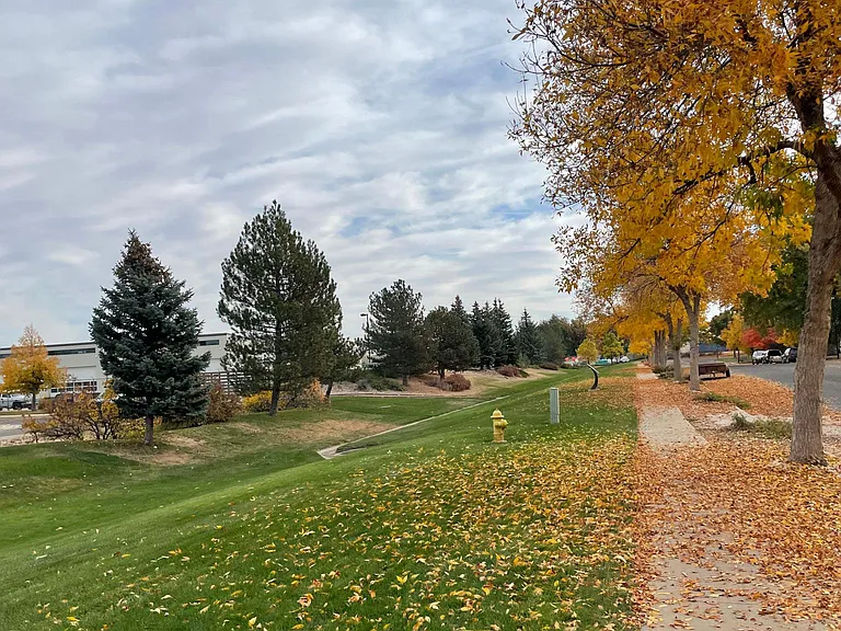 open space 1/2 block away that leads to parks and trails