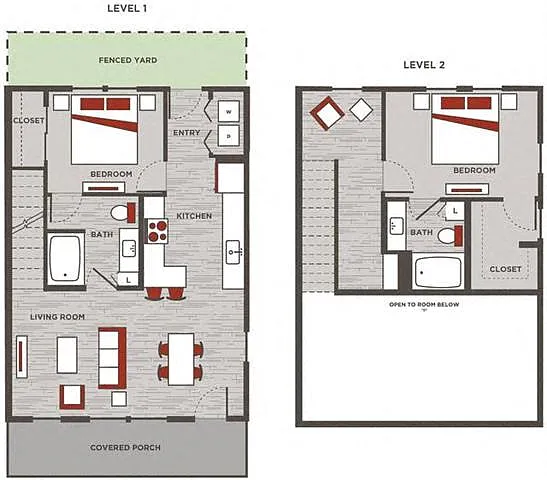 Floor plan Townhome 1