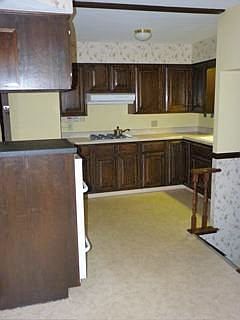 new kitchen appliances (oven, stove, dishwasher, microwave)