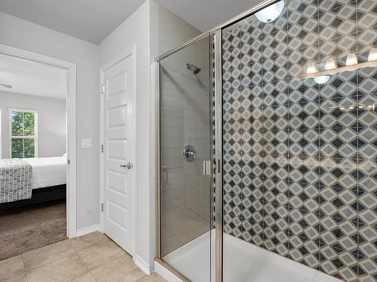Owner Suite Private Bath with walk in shower on 2nd floor