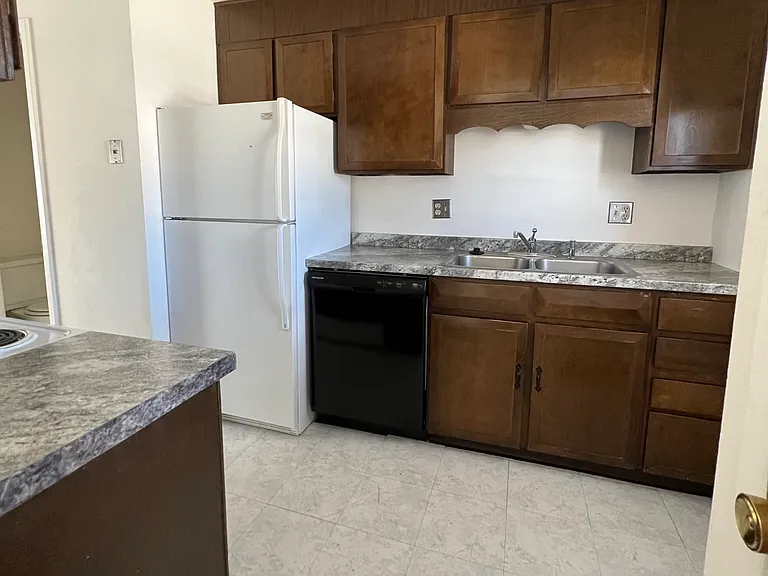 kitchen from dining area