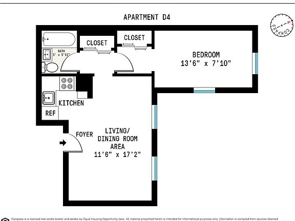 2nd image of 419 W 47th St APT D4